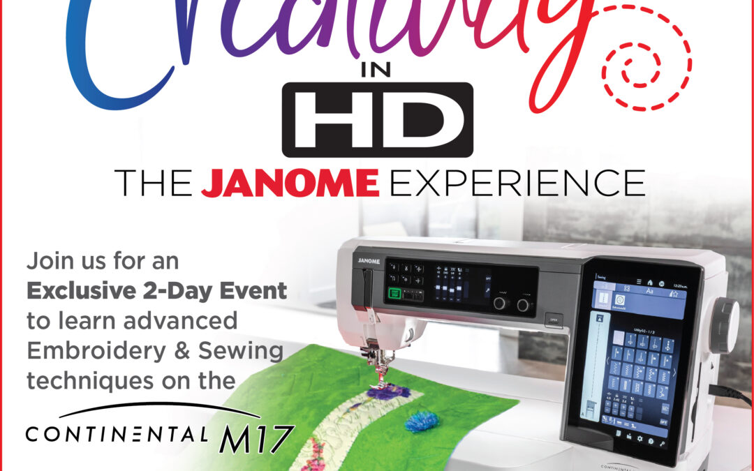 Janome Creativity in HD Experience